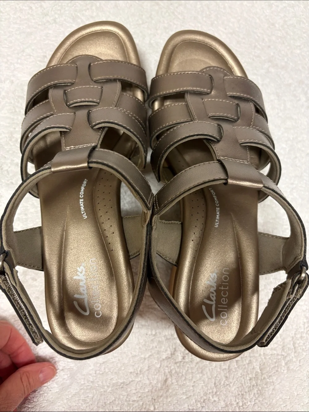 Clarks stylish metallic